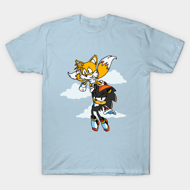 Tails and Shadow Sonic - Sonic And Tails - T-Shirt | TeePublic